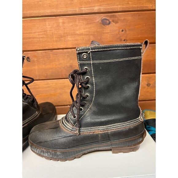 Rugged Outback Thinsulate Duck Boots Sz 7 black - Picture 6 of 9